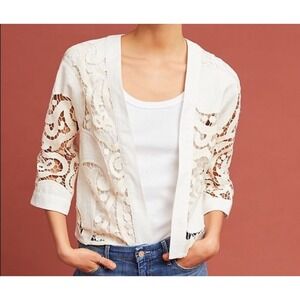 Anthropologie Lace Cardigan - Medium